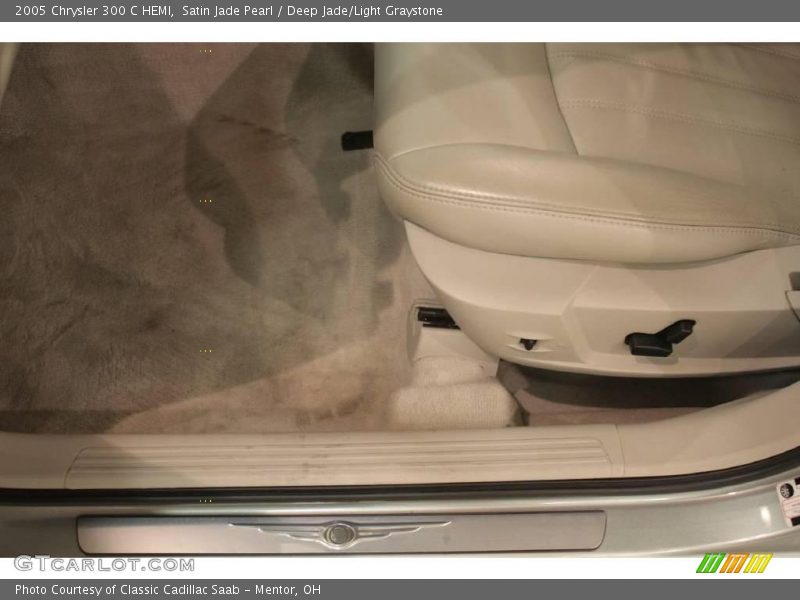 Satin Jade Pearl / Deep Jade/Light Graystone 2005 Chrysler 300 C HEMI