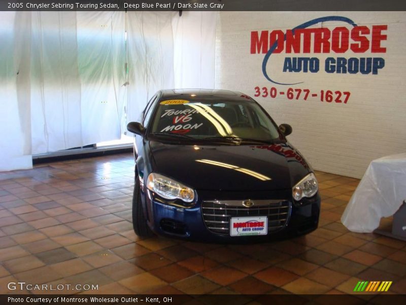 Deep Blue Pearl / Dark Slate Gray 2005 Chrysler Sebring Touring Sedan