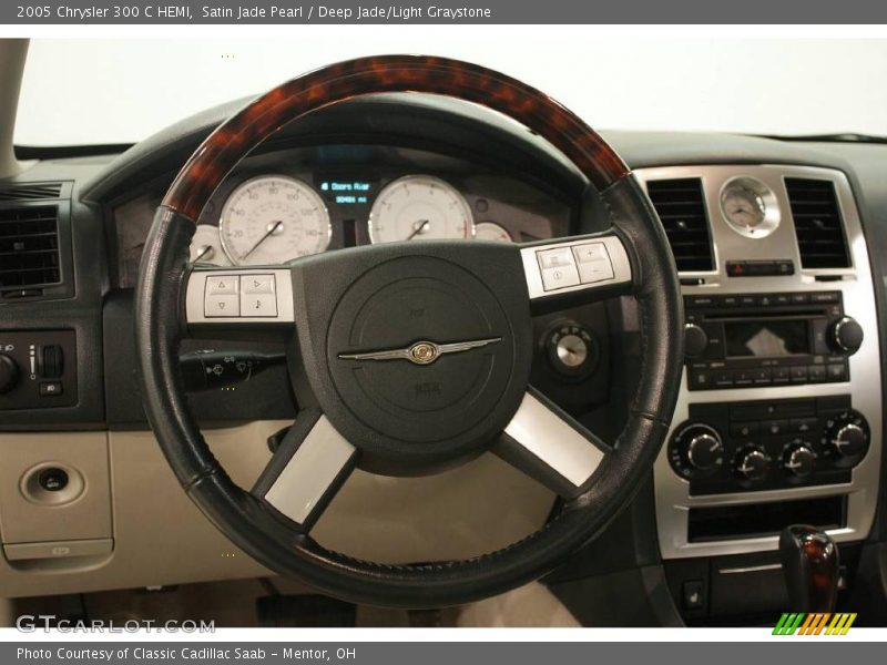 Satin Jade Pearl / Deep Jade/Light Graystone 2005 Chrysler 300 C HEMI