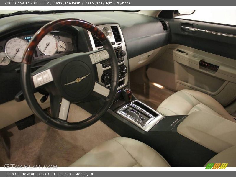 Satin Jade Pearl / Deep Jade/Light Graystone 2005 Chrysler 300 C HEMI