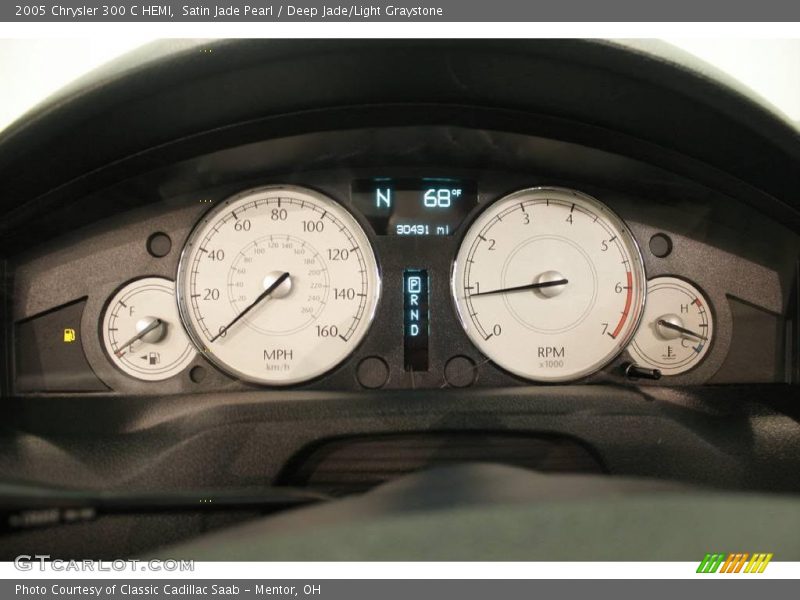 Satin Jade Pearl / Deep Jade/Light Graystone 2005 Chrysler 300 C HEMI