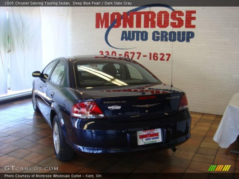 Deep Blue Pearl / Dark Slate Gray 2005 Chrysler Sebring Touring Sedan