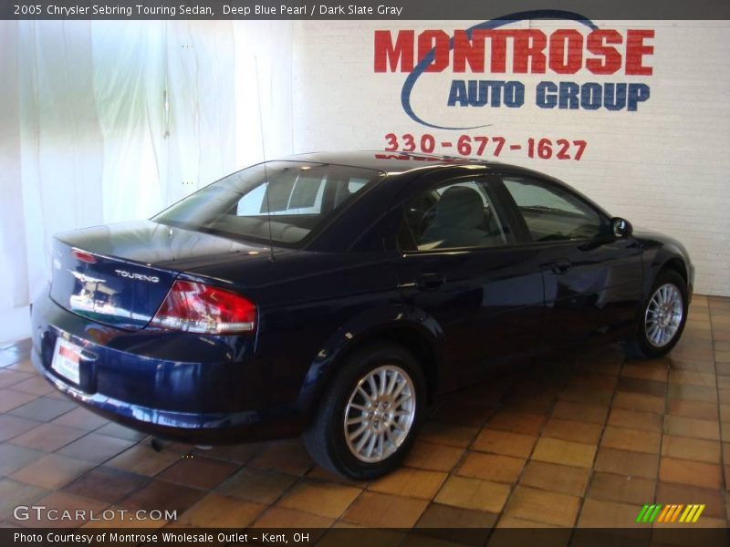 Deep Blue Pearl / Dark Slate Gray 2005 Chrysler Sebring Touring Sedan