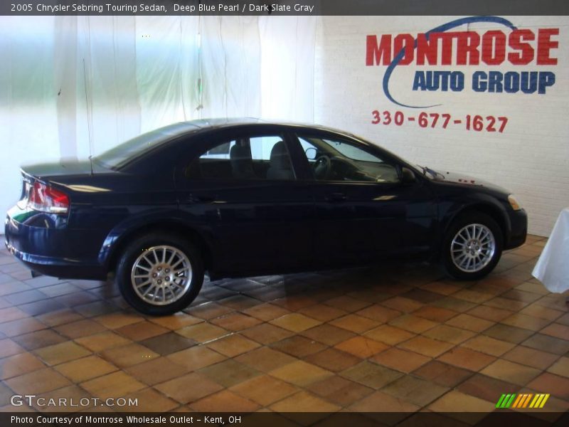 Deep Blue Pearl / Dark Slate Gray 2005 Chrysler Sebring Touring Sedan