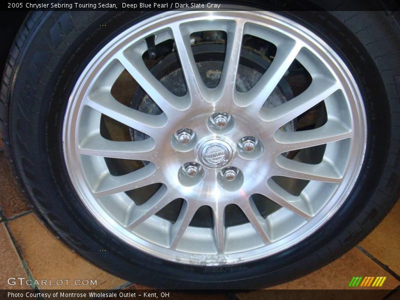Deep Blue Pearl / Dark Slate Gray 2005 Chrysler Sebring Touring Sedan