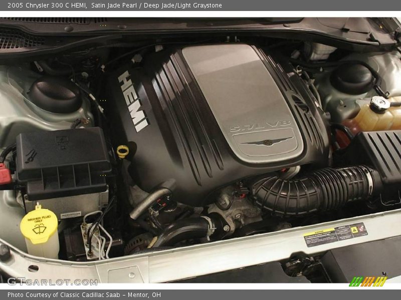 Satin Jade Pearl / Deep Jade/Light Graystone 2005 Chrysler 300 C HEMI