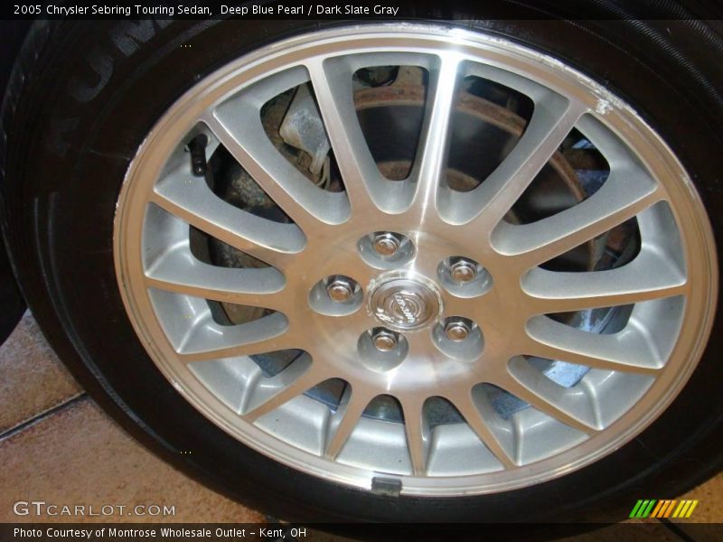 Deep Blue Pearl / Dark Slate Gray 2005 Chrysler Sebring Touring Sedan