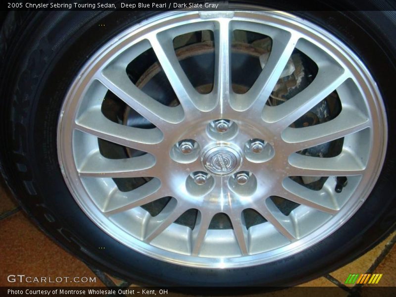Deep Blue Pearl / Dark Slate Gray 2005 Chrysler Sebring Touring Sedan
