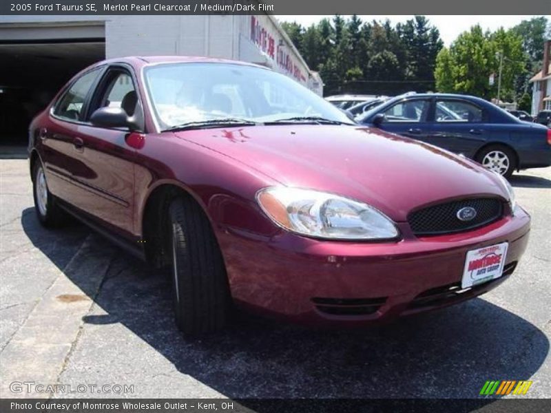 Merlot Pearl Clearcoat / Medium/Dark Flint 2005 Ford Taurus SE