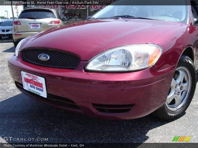 Merlot Pearl Clearcoat / Medium/Dark Flint 2005 Ford Taurus SE
