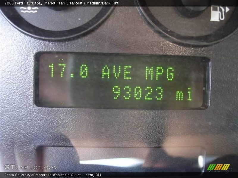 Merlot Pearl Clearcoat / Medium/Dark Flint 2005 Ford Taurus SE