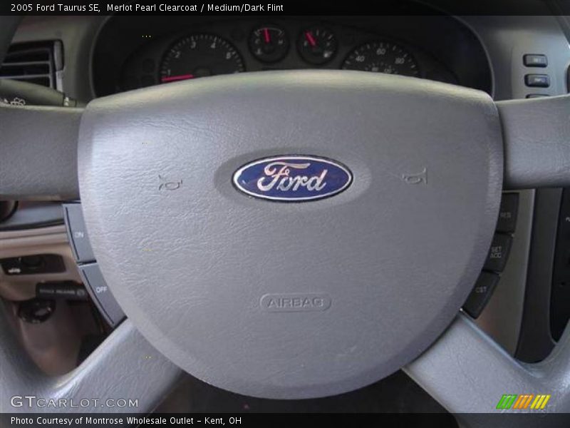 Merlot Pearl Clearcoat / Medium/Dark Flint 2005 Ford Taurus SE