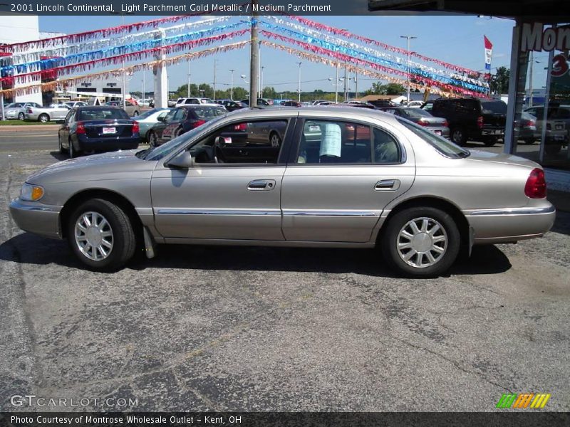 Light Parchment Gold Metallic / Medium Parchment 2001 Lincoln Continental