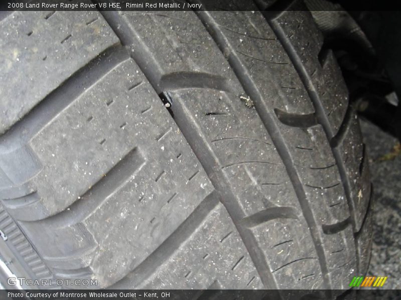 Rimini Red Metallic / Ivory 2008 Land Rover Range Rover V8 HSE