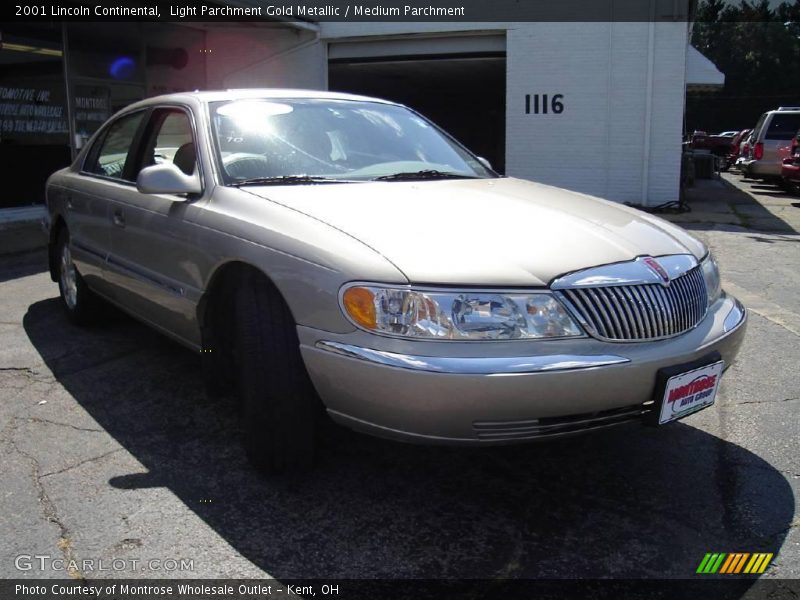 Light Parchment Gold Metallic / Medium Parchment 2001 Lincoln Continental