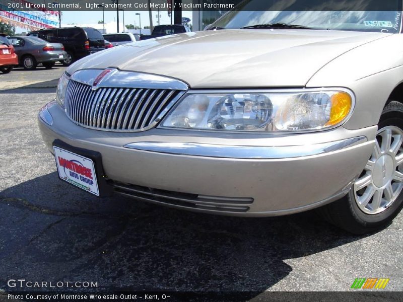 Light Parchment Gold Metallic / Medium Parchment 2001 Lincoln Continental