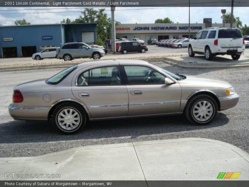 Light Parchment Gold Metallic / Light Parchment 2001 Lincoln Continental