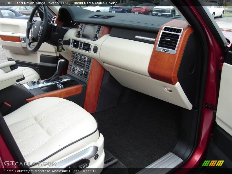 Rimini Red Metallic / Ivory 2008 Land Rover Range Rover V8 HSE