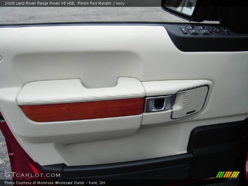 Rimini Red Metallic / Ivory 2008 Land Rover Range Rover V8 HSE