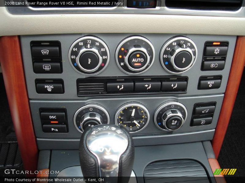 Rimini Red Metallic / Ivory 2008 Land Rover Range Rover V8 HSE