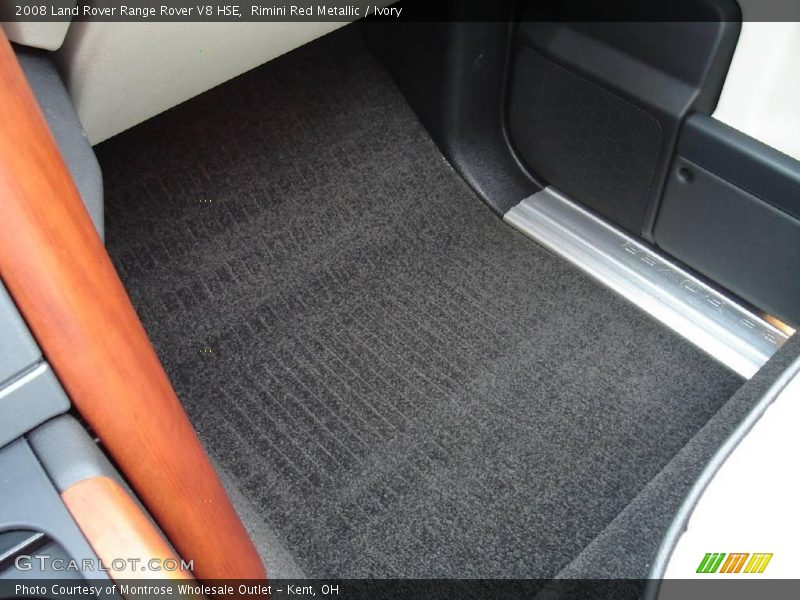 Rimini Red Metallic / Ivory 2008 Land Rover Range Rover V8 HSE