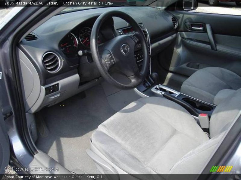 Tungsten Gray Metallic / Gray 2006 Mazda MAZDA6 i Sedan