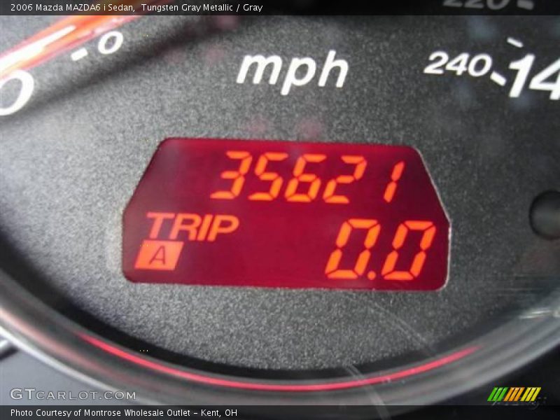 Tungsten Gray Metallic / Gray 2006 Mazda MAZDA6 i Sedan
