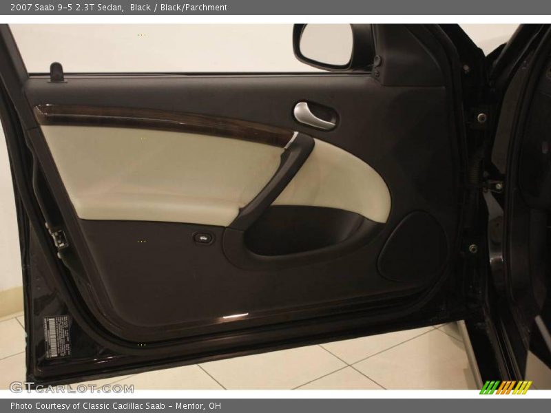 Black / Black/Parchment 2007 Saab 9-5 2.3T Sedan