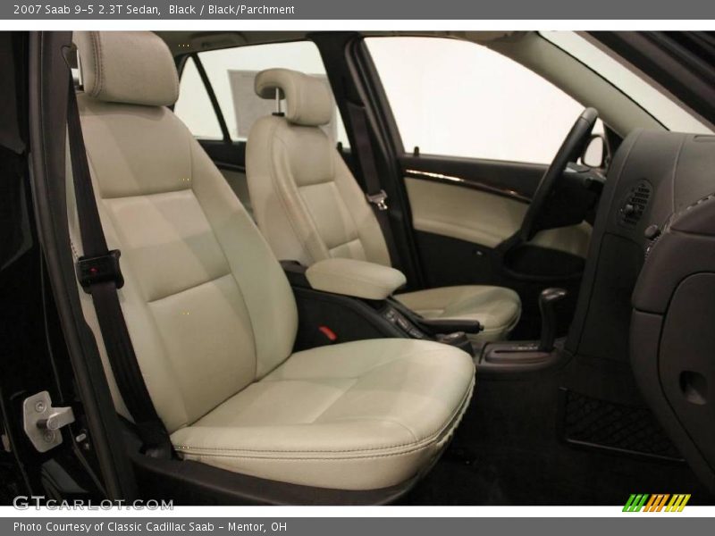 Black / Black/Parchment 2007 Saab 9-5 2.3T Sedan
