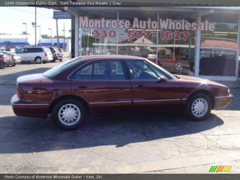 Dark Toreador Red Metallic / Gray 1998 Oldsmobile Eighty-Eight