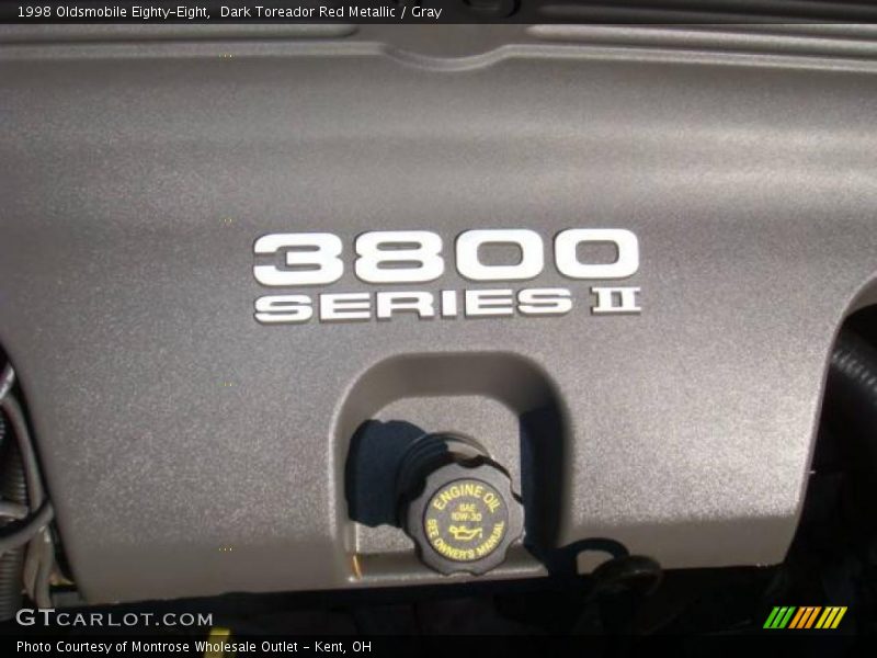Dark Toreador Red Metallic / Gray 1998 Oldsmobile Eighty-Eight