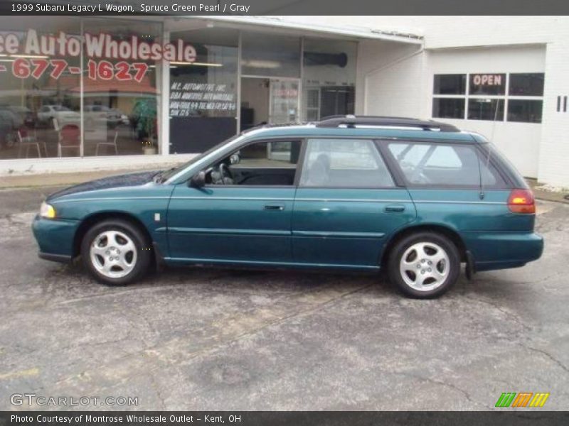 Spruce Green Pearl / Gray 1999 Subaru Legacy L Wagon