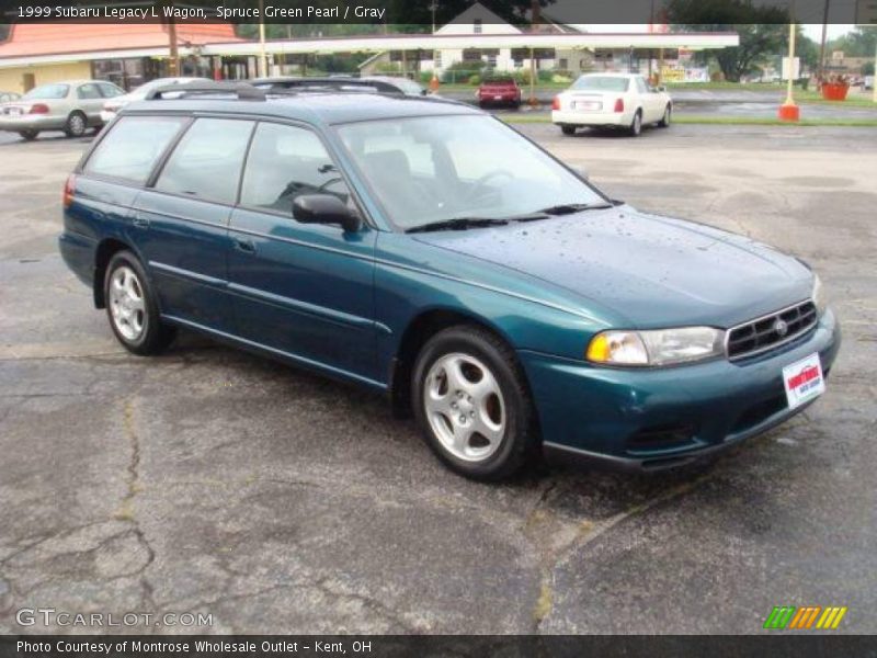 Spruce Green Pearl / Gray 1999 Subaru Legacy L Wagon