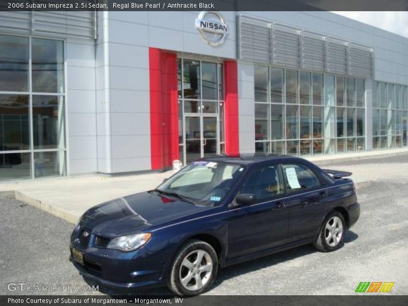 Regal Blue Pearl / Anthracite Black 2006 Subaru Impreza 2.5i Sedan