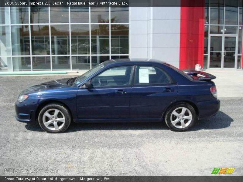 Regal Blue Pearl / Anthracite Black 2006 Subaru Impreza 2.5i Sedan