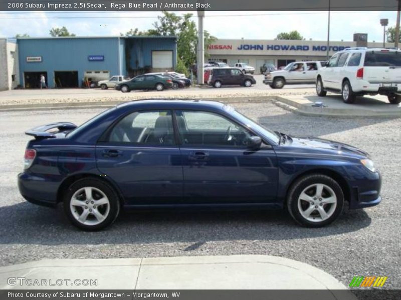 Regal Blue Pearl / Anthracite Black 2006 Subaru Impreza 2.5i Sedan