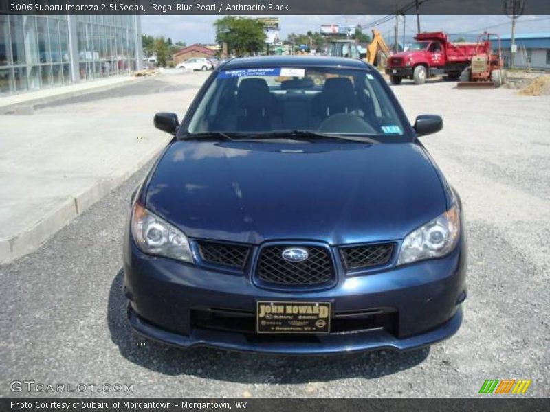 Regal Blue Pearl / Anthracite Black 2006 Subaru Impreza 2.5i Sedan