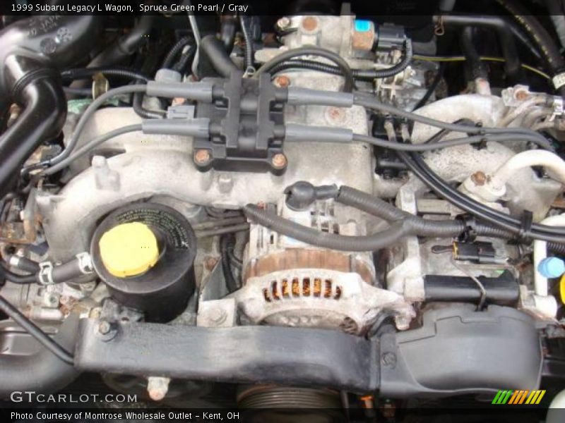 Spruce Green Pearl / Gray 1999 Subaru Legacy L Wagon