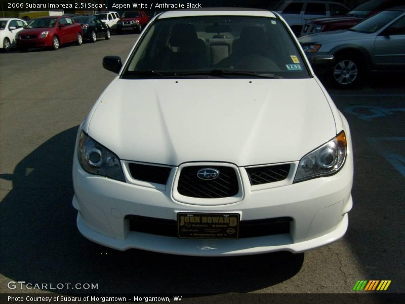 Aspen White / Anthracite Black 2006 Subaru Impreza 2.5i Sedan