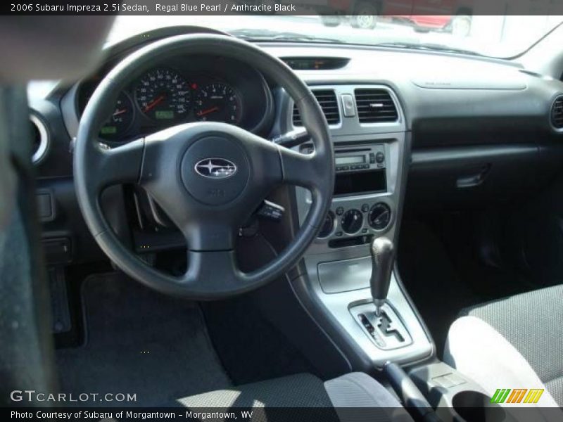 Regal Blue Pearl / Anthracite Black 2006 Subaru Impreza 2.5i Sedan