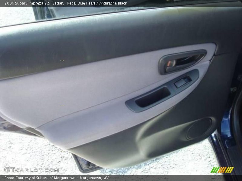 Regal Blue Pearl / Anthracite Black 2006 Subaru Impreza 2.5i Sedan