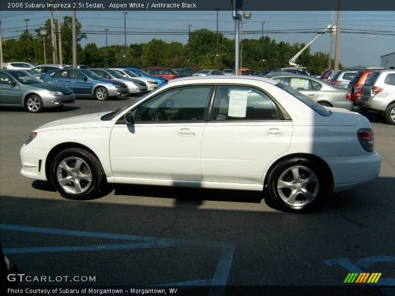 Aspen White / Anthracite Black 2006 Subaru Impreza 2.5i Sedan