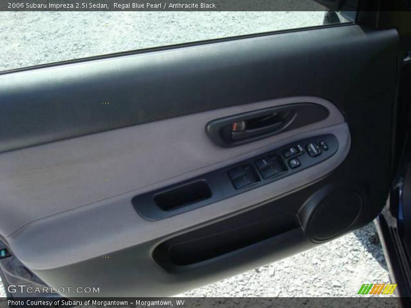 Regal Blue Pearl / Anthracite Black 2006 Subaru Impreza 2.5i Sedan