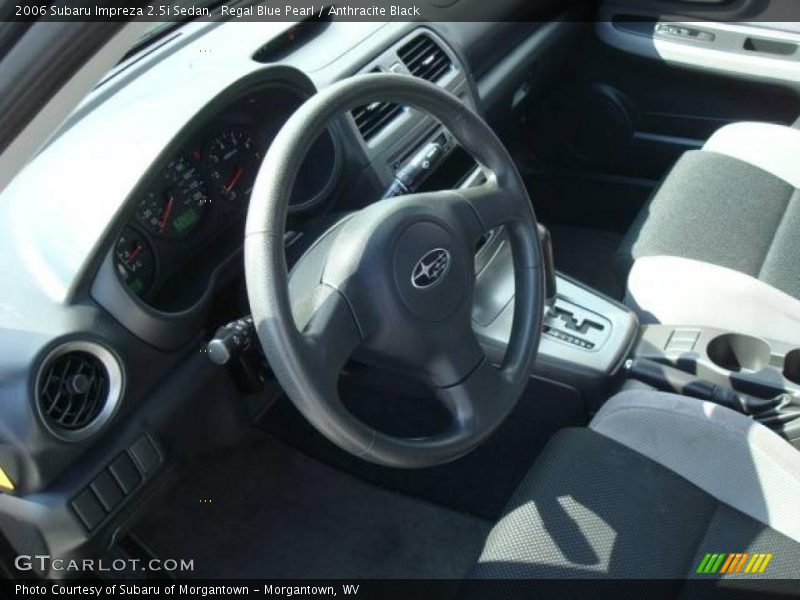 Regal Blue Pearl / Anthracite Black 2006 Subaru Impreza 2.5i Sedan