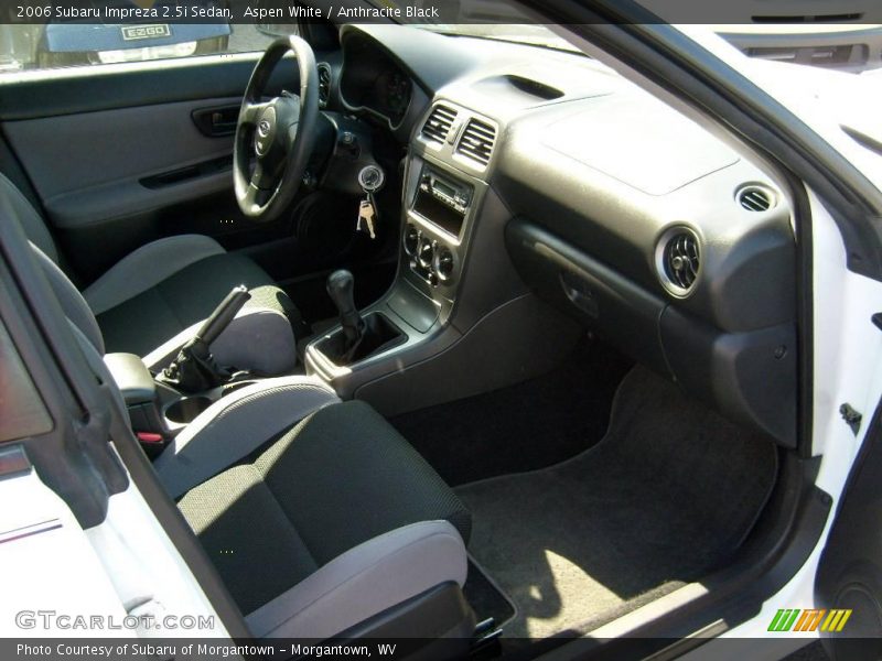 Aspen White / Anthracite Black 2006 Subaru Impreza 2.5i Sedan