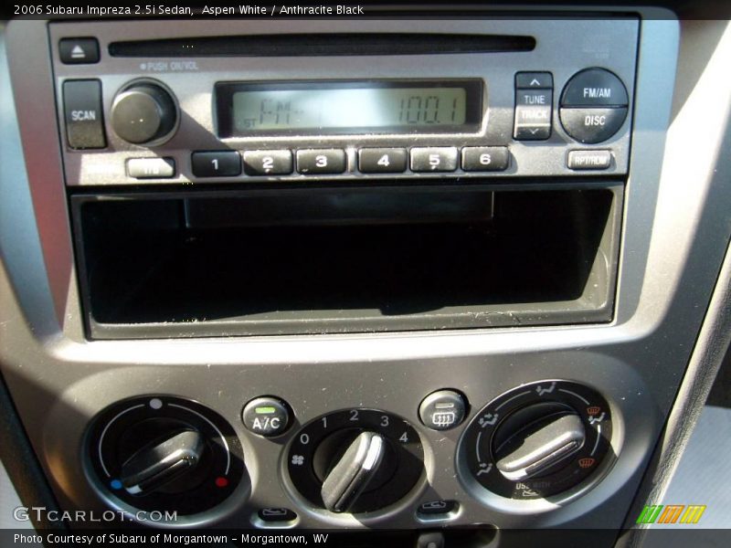 Aspen White / Anthracite Black 2006 Subaru Impreza 2.5i Sedan
