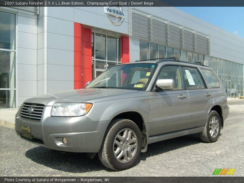 Champagne Gold Opal / Desert Beige 2007 Subaru Forester 2.5 X L.L.Bean Edition