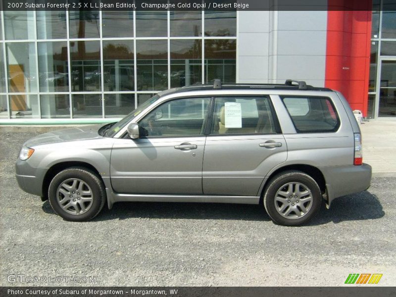 Champagne Gold Opal / Desert Beige 2007 Subaru Forester 2.5 X L.L.Bean Edition