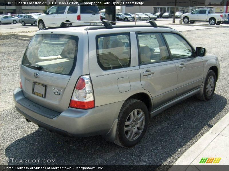 Champagne Gold Opal / Desert Beige 2007 Subaru Forester 2.5 X L.L.Bean Edition