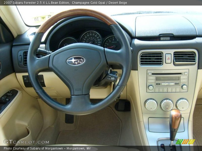 Champagne Gold Opal / Desert Beige 2007 Subaru Forester 2.5 X L.L.Bean Edition
